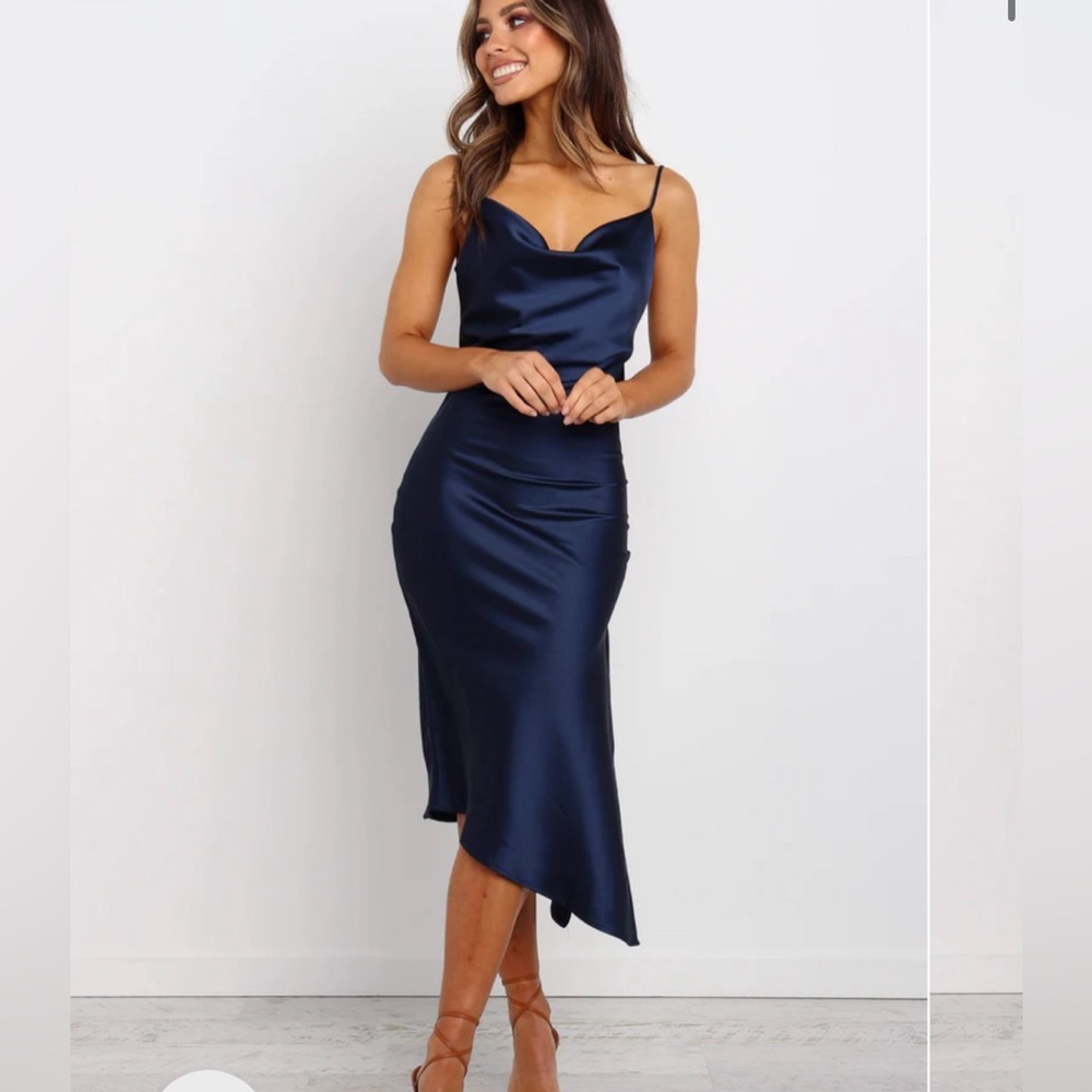 Petal and pup navy cyprus dress new with tags